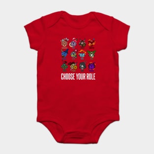 D&D Character Class Hit Dice Baby Bodysuit